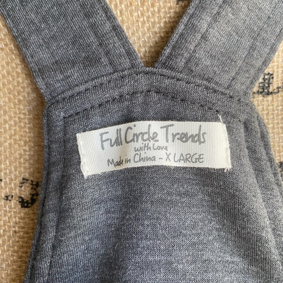 Heather gray lounge shortalls - Picture 3 of 8